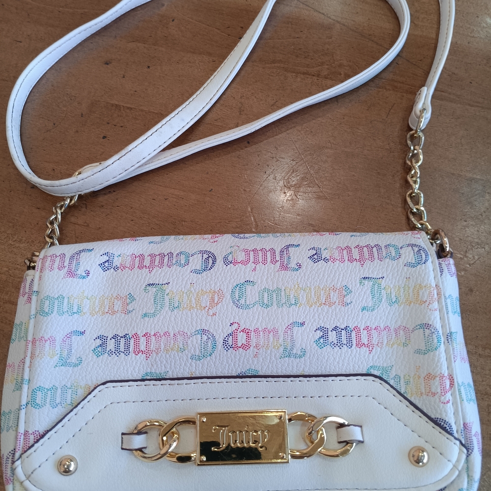 40weft White and Multicolor Crossbody Bag